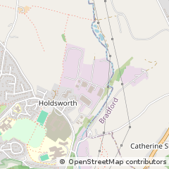 Map of Halifax, West Yorkshire