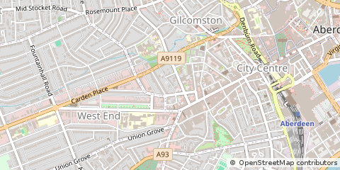 Map of Aberdeen