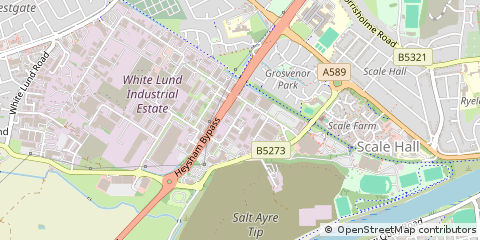 Map of Morecambe, Lancashire