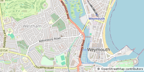 Map of Weymouth