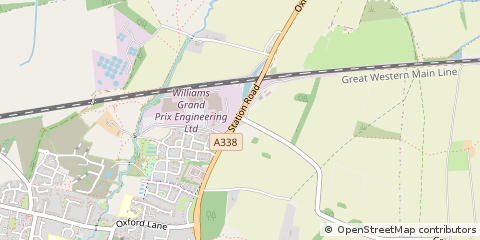 Map of Wantage, Oxon