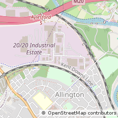 Map of ST Barnabas Close, Maidstone Kent