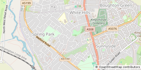 Map of Northampton