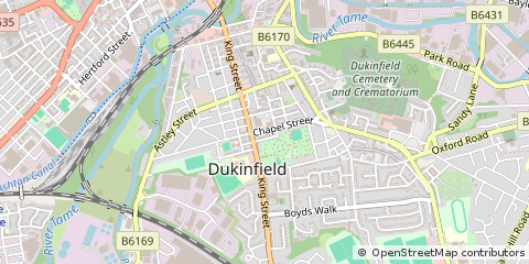 Map of Dukinfield, Cheshire