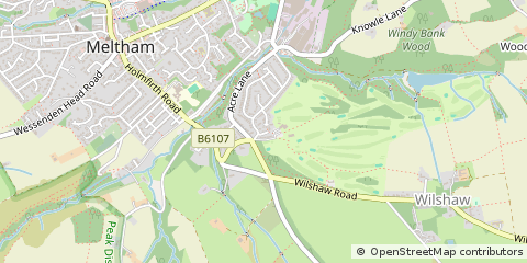 Map of Holmfirth