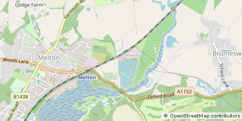 Map of Woodbridge