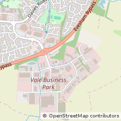 Map of Evesham, Worcestershire