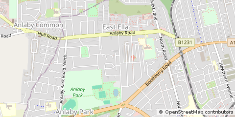 Map of Hull