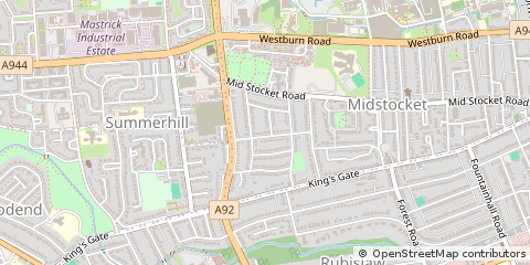 Map of Aberdeen