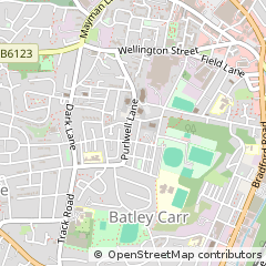 Map of Batley, West Yorkshire