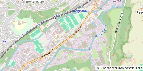 Map of Huddersfield