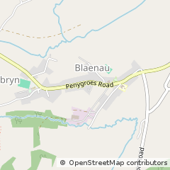 Map of Ammanford, Carmarthenshire
