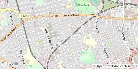 Map of Kingston Upon Hull