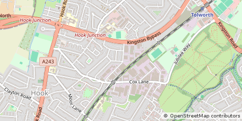 Map of Chessington