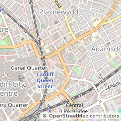 Map of Cardiff