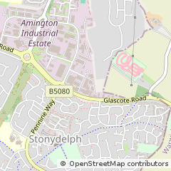 Map of Tamworth, Staffordshire