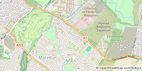Map of Edinburgh, Lothian