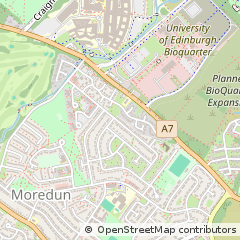 Map of Edinburgh, Lothian