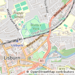Map of Lisburn, Co. Antrim