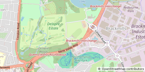 Map of Northampton, Northamptonshire