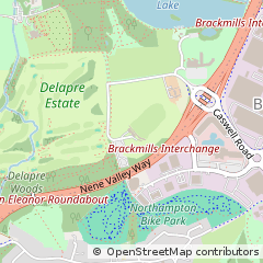 Map of Northampton, Northamptonshire