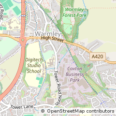 Map of Warmley, Bristol