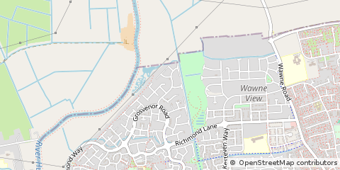 Map of Hull, North Humberside