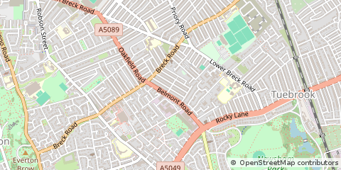 Map of Liverpool