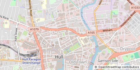 Map of Hull, East Yorkshire