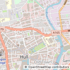 Map of Hull, East Yorkshire