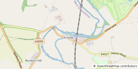 Map of Oxford, Oxon