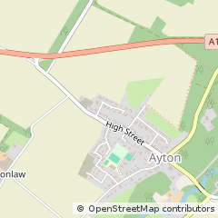 Map of Ayton, Berwickshire