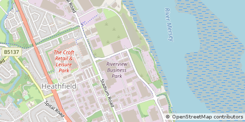 Map of Wirral, Merseyside