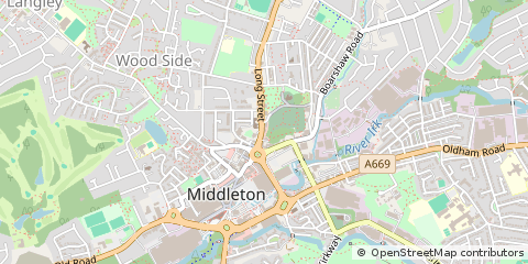 Map of Manchester