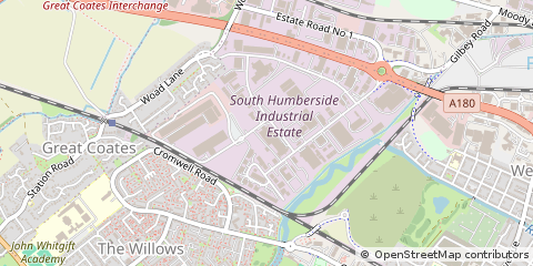 Map of Grimsby, North East Lincs