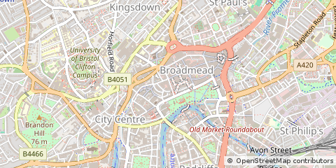 Map of Bristol