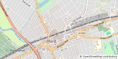 Map of Ilford