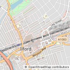 Map of Ilford