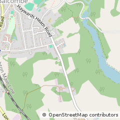 Map of Balcombe, West Sussex