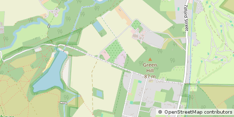 Map of Tilford, Surrey