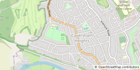 Map of Reading, Berkshire