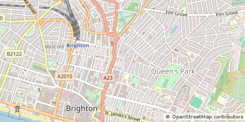 Map of Brighton, East Sussex