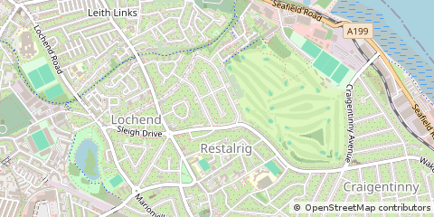 Map of Edinburgh