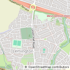 Map of Newcastle Upon Tyne