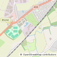 Map of Ormskirk, Lancashire