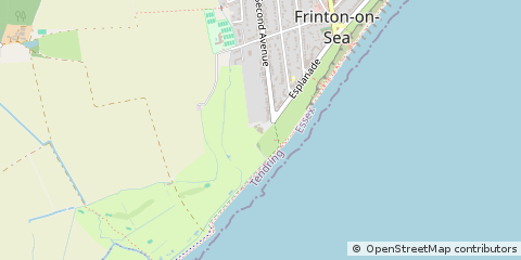 Map of Frinton-on-SEA