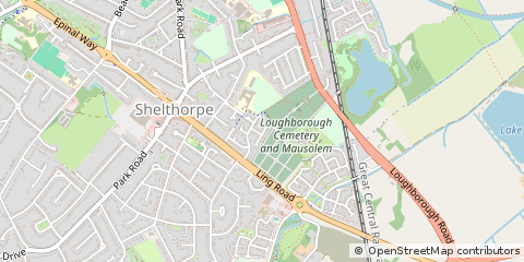 Map of Loughborough