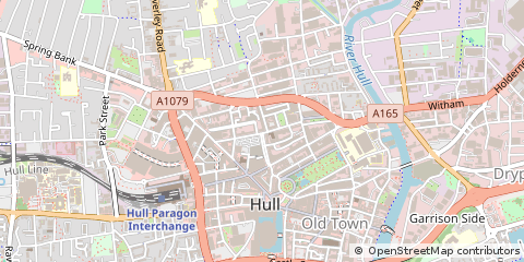 Map of Hull, East Yorkshire