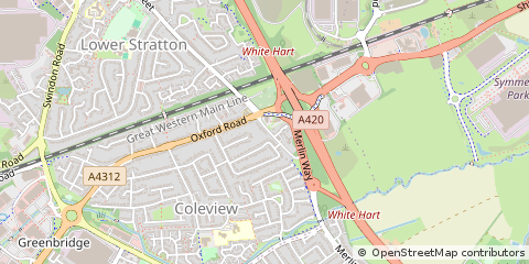 Map of Swindon