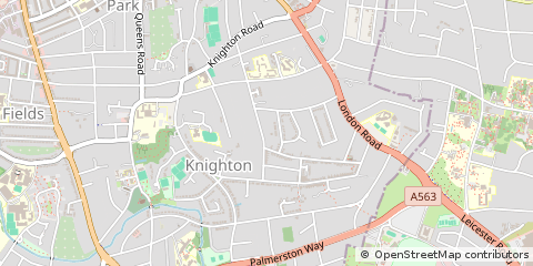Map of Leicester